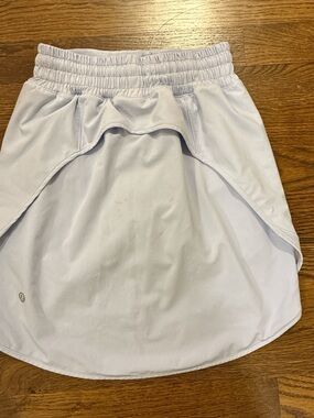 Athletic Skirt with Built-In Shorts - Light Lavender